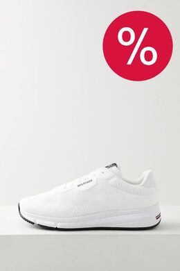 Tommy Hilfiger: Белые кроссовки 