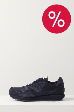 EMPORIO ARMANI: Синие кроссовки 