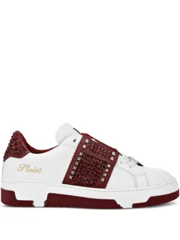 Philipp Plein: Белые кроссовки 
