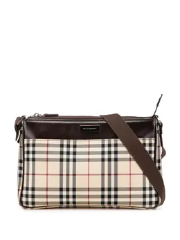 Burberry Pre-Owned: Коричневая сумка через плечо 