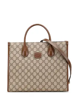 Gucci Pre-Owned: Коричневая сумка-шоппер 