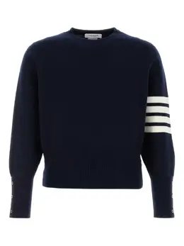 Thom Browne: Кашемировый свитер  4-Bar