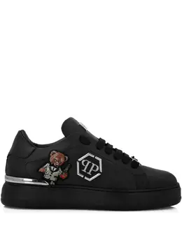 Philipp Plein: Чёрные кроссовки 