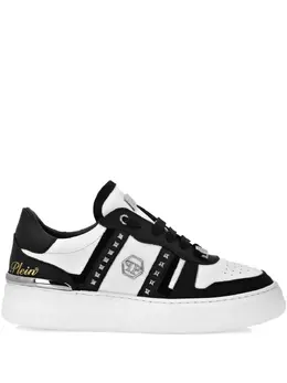 Philipp Plein: Чёрные кроссовки 