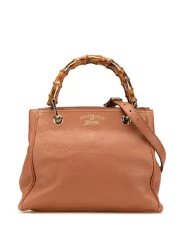 Gucci Pre-Owned: Коричневая сумка-шоппер 