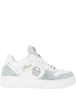 Philipp Plein: Белые кроссовки 