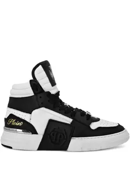 Philipp Plein: Чёрные кроссовки 