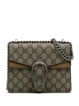 Gucci Pre-Owned: Серебристая сумка через плечо 