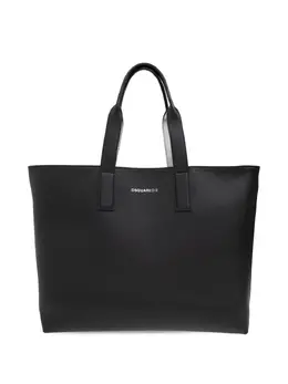 DSQUARED2: Чёрная сумка-шоппер 