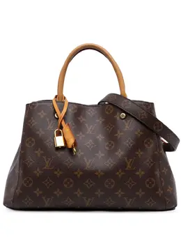 Louis Vuitton Pre-Owned: Коричневая сумка 