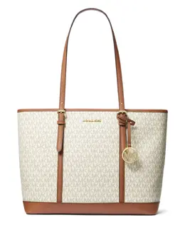 Michael Michael Kors: Белая сумка-шоппер 