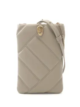 Bvlgari Pre-Owned: Коричневая сумка через плечо 