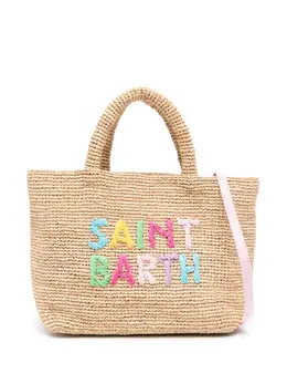 MC2 Saint Barth: Бежевая сумка-шоппер 