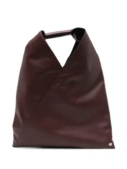 MM6 Maison Margiela: Бордовая сумка-шоппер 