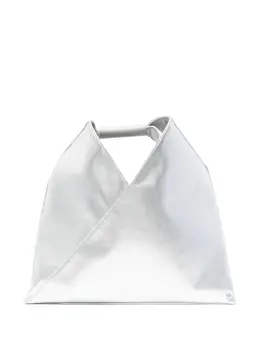 MM6 Maison Margiela: Серебристая сумка 