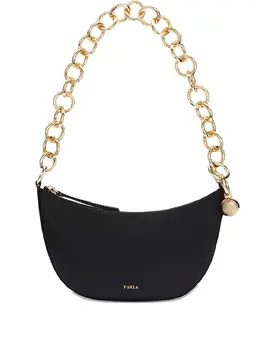 Furla: Чёрная сумка 