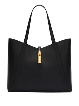 Furla: Чёрная сумка-шоппер 