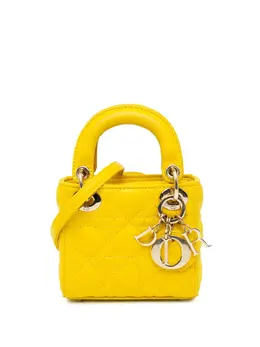 Christian Dior Pre-Owned: Жёлтая сумка 