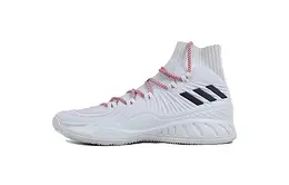 Adidas: Белые кроссовки  Crazy