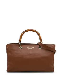 Gucci Pre-Owned: Коричневая сумка-шоппер 