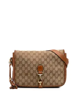 Gucci Pre-Owned: Коричневая сумка через плечо 