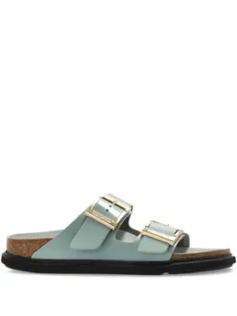 Birkenstock: Зелёные сандалии  Arizona