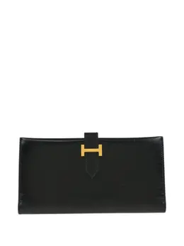 Hermès Pre-Owned: Чёрный кошелёк 