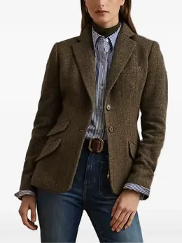 Lauren Ralph Lauren: Коричневый жакет 