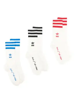 adidas: Белые носки 
