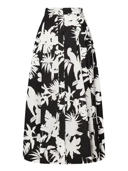 Max Mara: Юбка с растительным принтом 