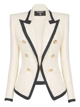 Balmain: Обтягивающая куртка 