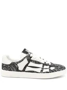 AMIRI: Чёрные кроссовки  Skel