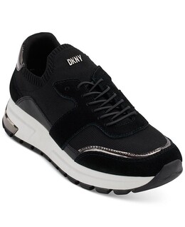 DKNY: Чёрные кроссовки 