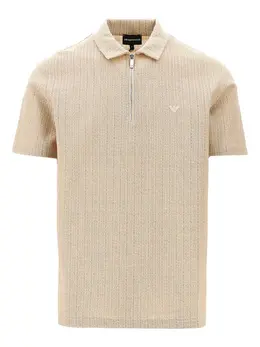 Emporio Armani: Бежевое поло 