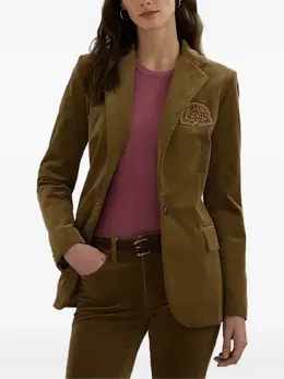 Lauren Ralph Lauren: Зелёный жакет 