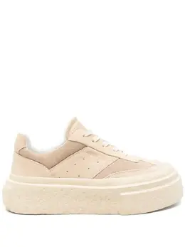 MM6 Maison Margiela: Бежевые кроссовки 