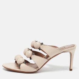 Alaia: Светлые сандалии 