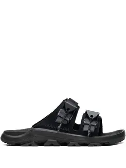 Birkenstock: Чёрные сандалии 
