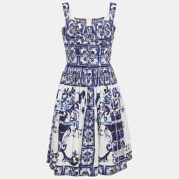 Dolce & Gabbana: Голубое платье  Majolica