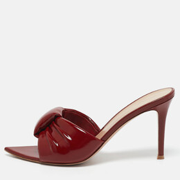 Gianvito Rossi: Бордовые сабо 