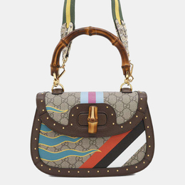 Gucci: Коричневая сумка  GG Supreme