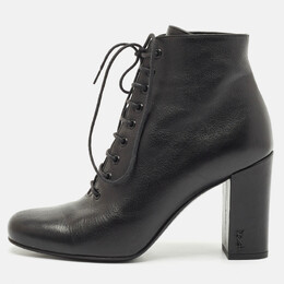Saint Laurent Paris: Чёрные ботинки 