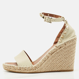 Valentino: Белые мокасины  Rockstud