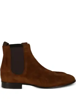 Gianvito Rossi: Коричневые ботинки 