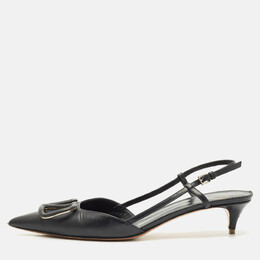 Valentino: Чёрные туфли  VLogo