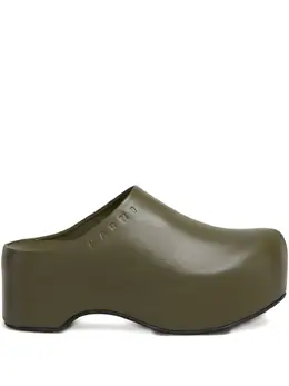 Marni: Зелёные сандалии 