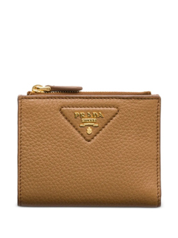 Prada: Коричневый кошелёк 