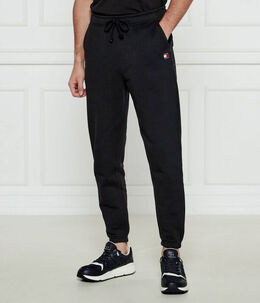 Tommy Jeans: Чёрные брюки 