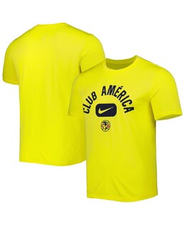 Nike: Жёлтая футболка  Club