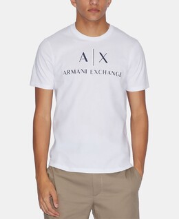 Armani Exchange: Футболка с принтом 